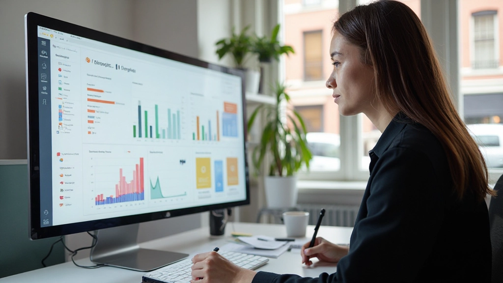 Kleurpalet voor fintech dashboard met neutrale basis kleuren en betekenisvolle accent kleuren voor positief negatief en neutraal