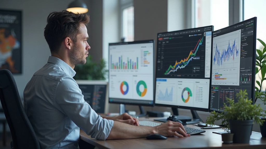 Verschillende apparaten tonen dezelfde financiële dashboard met optimale lay-out voor elk schermformaat, responsive design in actie